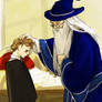 HP: small Remus and Dumbledore