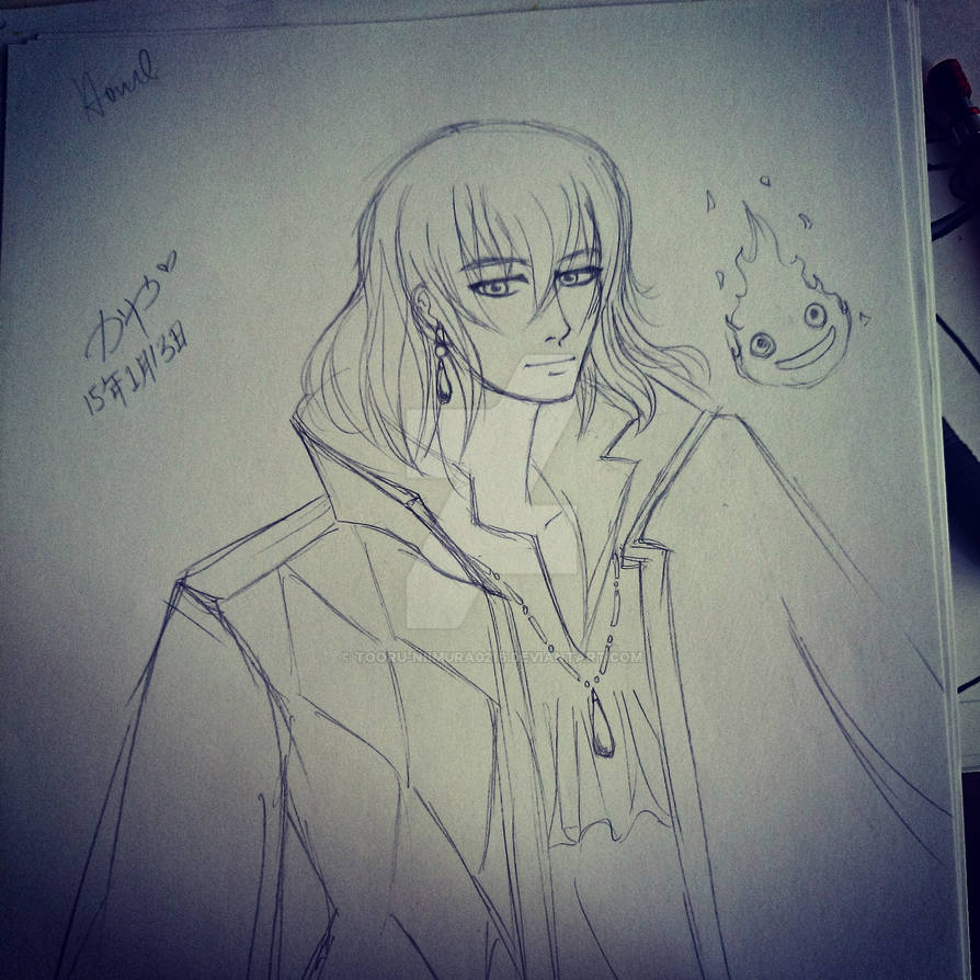 Howl sketch by Tooru-Niimura0216 on DeviantArt