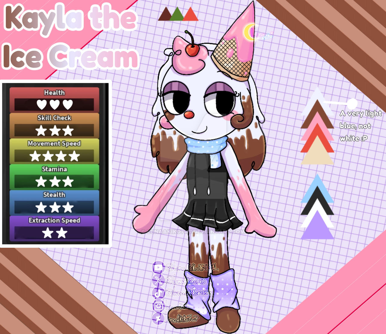 First Ice Dandy Kayla the Ice Cream(Dandy's World OC) by LunaAkiko7w7 on DeviantArt