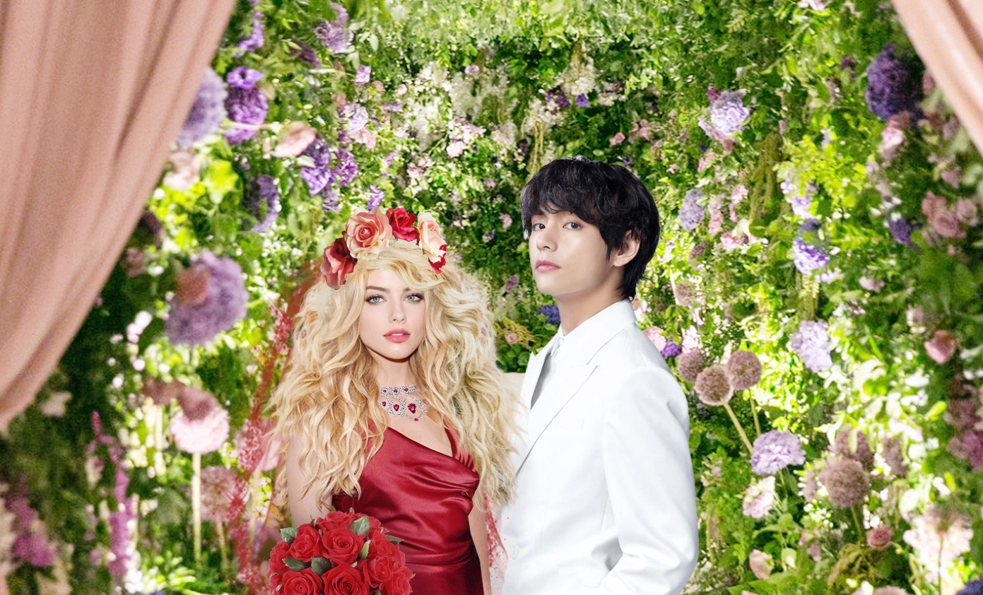 Kim Taehyung and Wife by seawaterwitch on DeviantArt