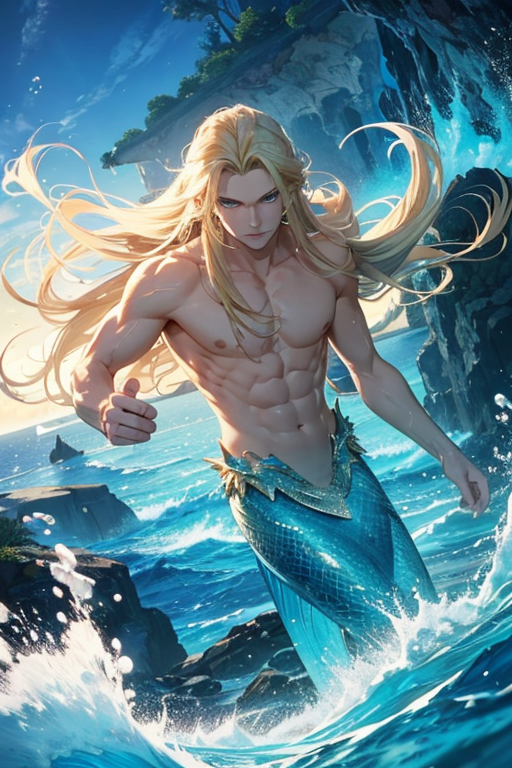 Merman Token seaart AI Merman part 2 by seawaterwitch on DeviantArt