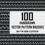 100 vector pattern brushes