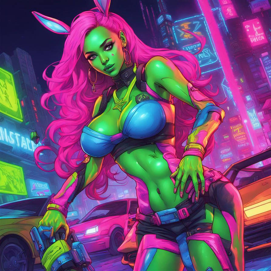 Slime Busty Playboy Bunny cyber Women Supercar By Illslime On slime-busty-playboy-bunny-cyber-women-supercar-by-illslime-on