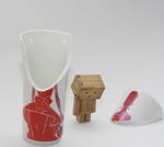 Broken cup - Danbo 04 by Rooch-abdulaziz