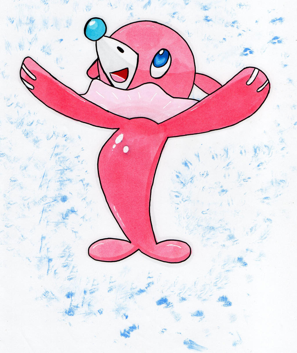 Shiny Popplio Pokemon By Luckyworld2510 On Deviantart