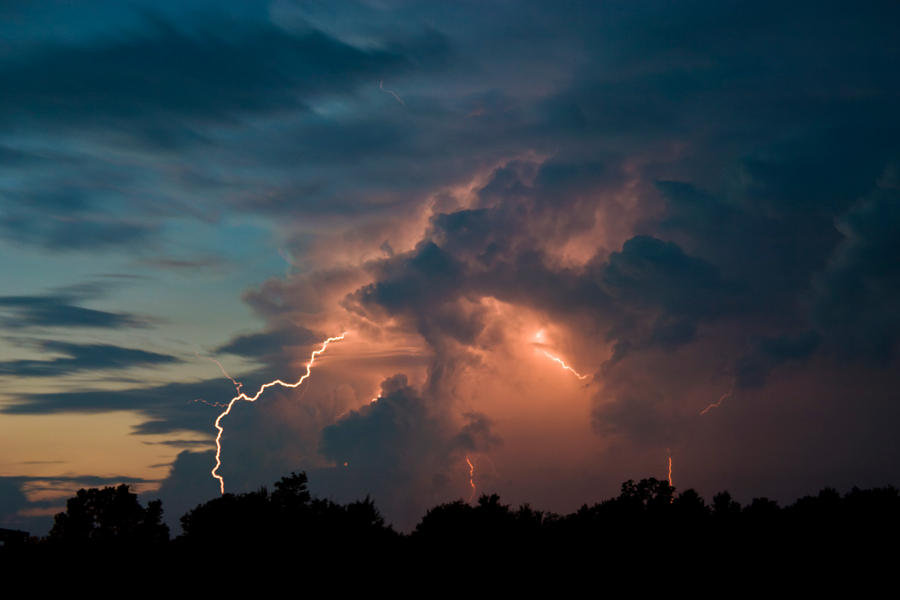 Lightning at Dusk 1