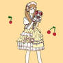 Lolita Hanamaru - Little Girlish Sweet Ribbon JSK