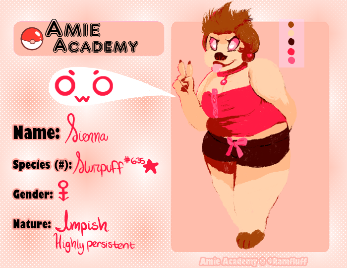 Sienna, Amie Academy Application