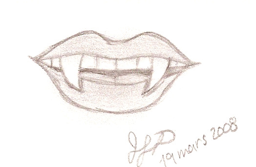 mouth anime how to vampire draw by gtqgrl Mouth Vampire on DeviantArt