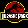 Jurassic Park Poster Theme Pixel Art