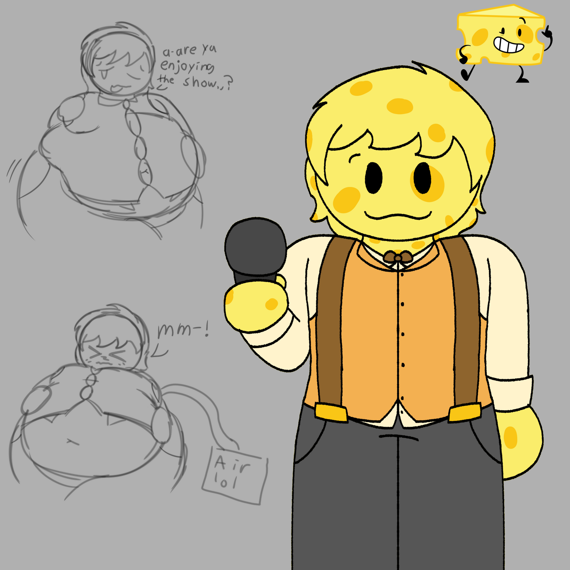 Humanoid String Cheese Humanoid Cheesy ii ref by joemama104 on DeviantArt
