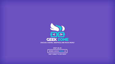 GeekZone Official Purple Wallpaper