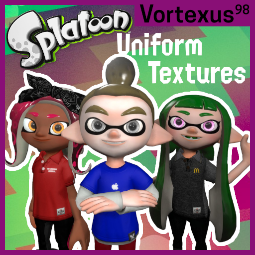Splatoon Police Splatoon Uniform Textures by VortexBlue-ART on DeviantArt