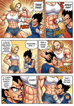 Muscle Android 18 worship