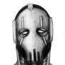 Sci-fi metal mask