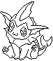 VAPOREON LINEART 3