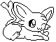 Espeon lineart