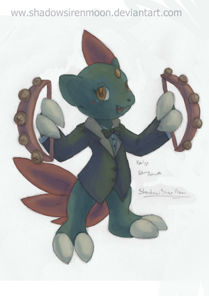 Pokemon Orchestra Collab- Sneasel with Bells by shadowsirenmoon