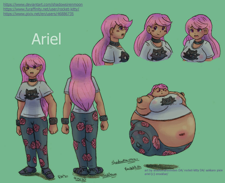 Commission- Reference- Ariel by shadowsirenmoon on DeviantArt