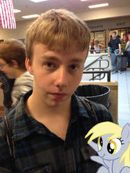 Derpy Interrupts a Photo-Take