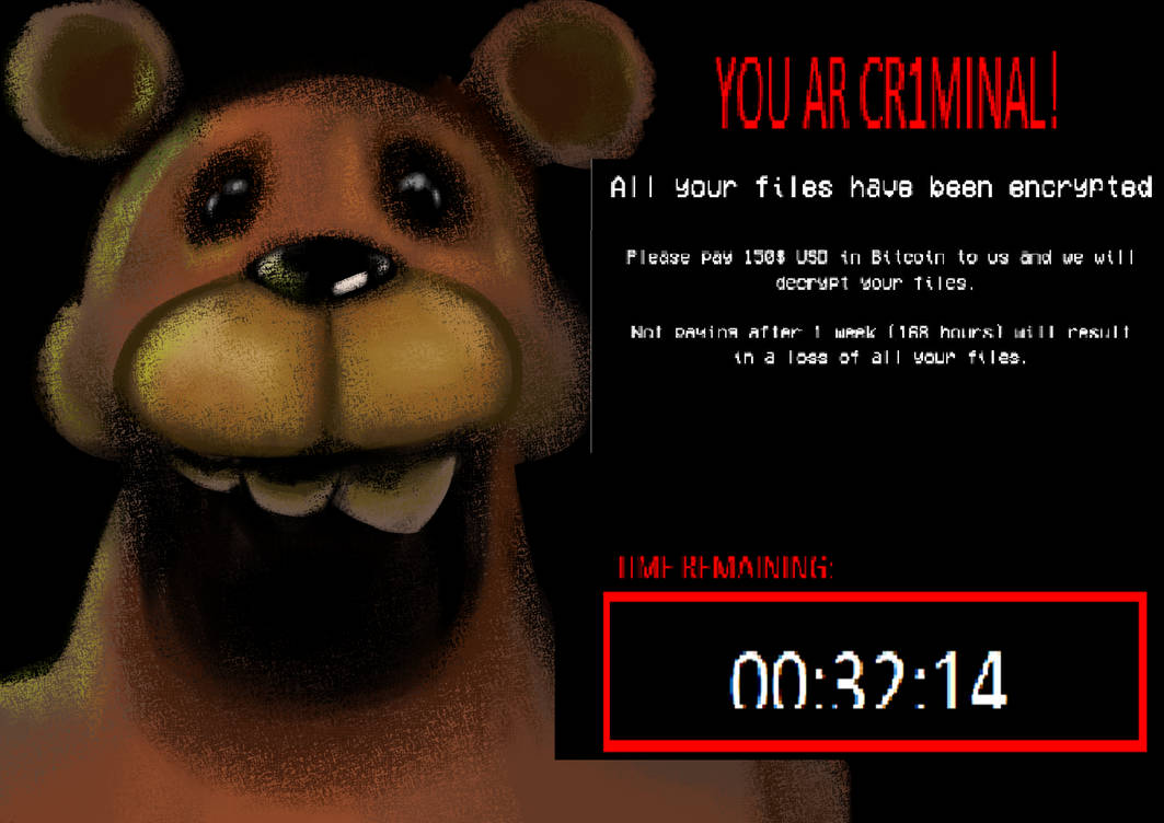Fnaf Ransomware Animatronics FNAF free Ransomware illustration by EllarisGrapvillis on DeviantArt