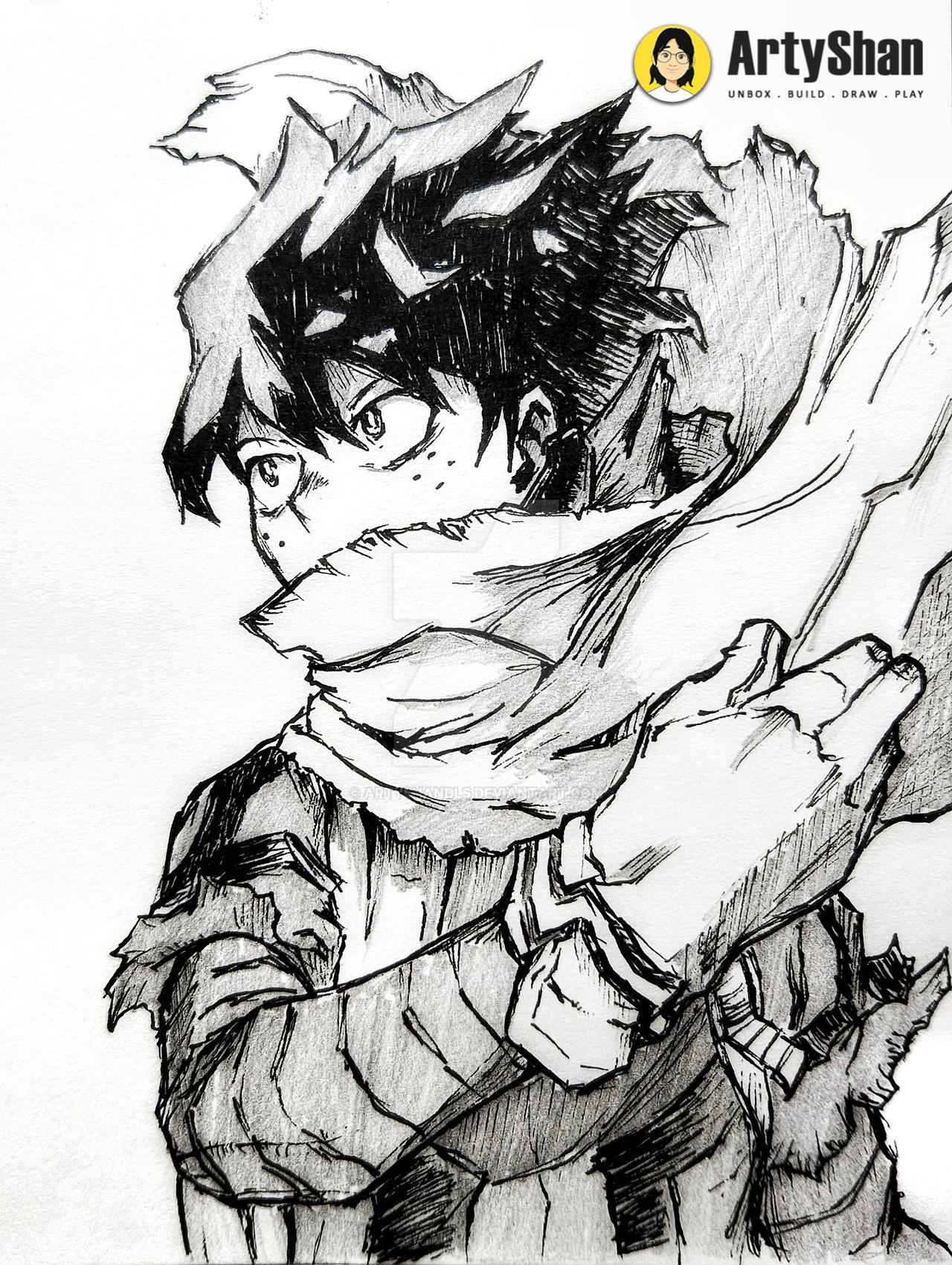 Vigilante Deku (My Hero Academia) by artyshandls on DeviantArt