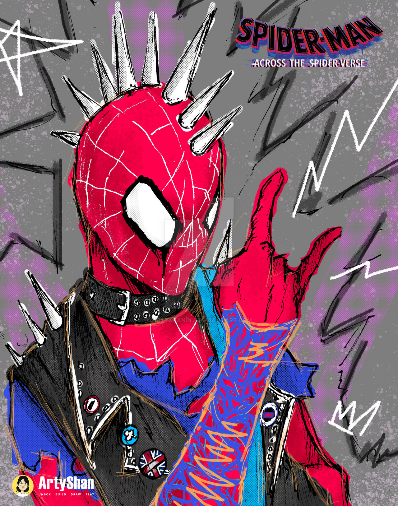 Spider Punk Hobie Brown digitalart By Artyshandls On DeviantArt spider-punk-hobie-brown-digitalart-by-artyshandls-on-deviantart
