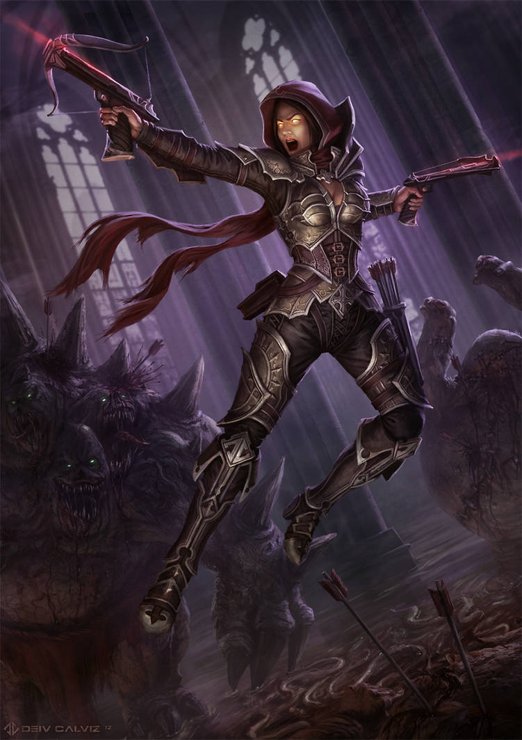 Diablo 3 - Demon Hunter by DeivCalviz