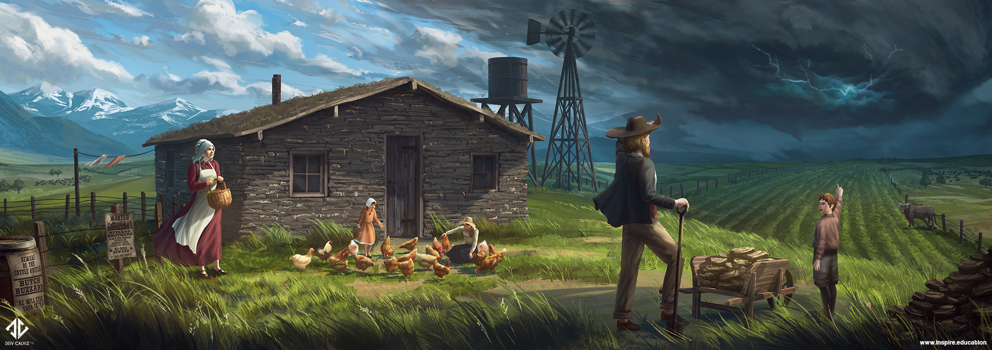 The Homesteaders by DeivCalviz