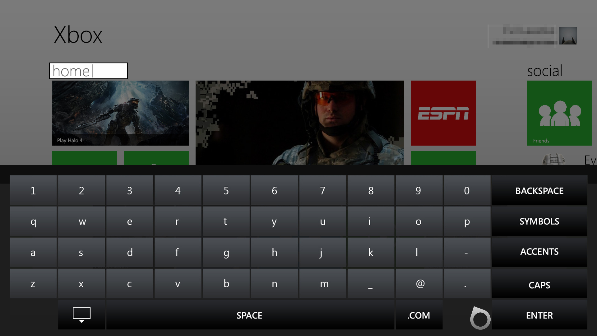 Xbox 720 concept: Section Rename