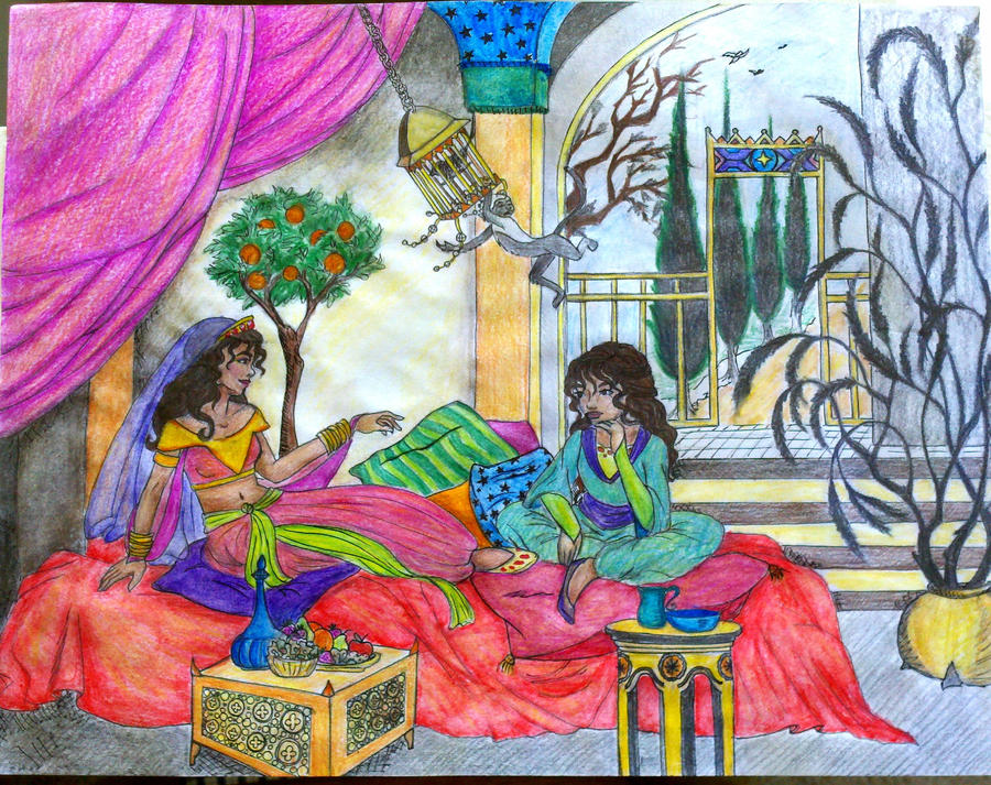 Aravis in Tashbaan by fyreflye26