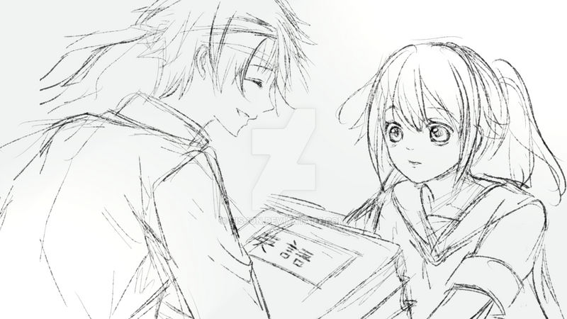 Budo x ayano Are you okay? video link at below by eisjon on DeviantArt