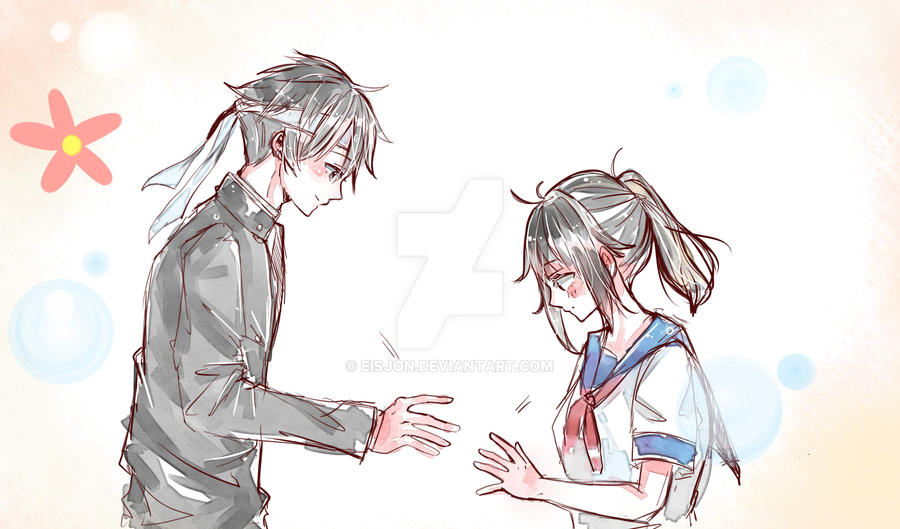 Yandere Simulator- Ayano X Budo by eisjon on DeviantArt