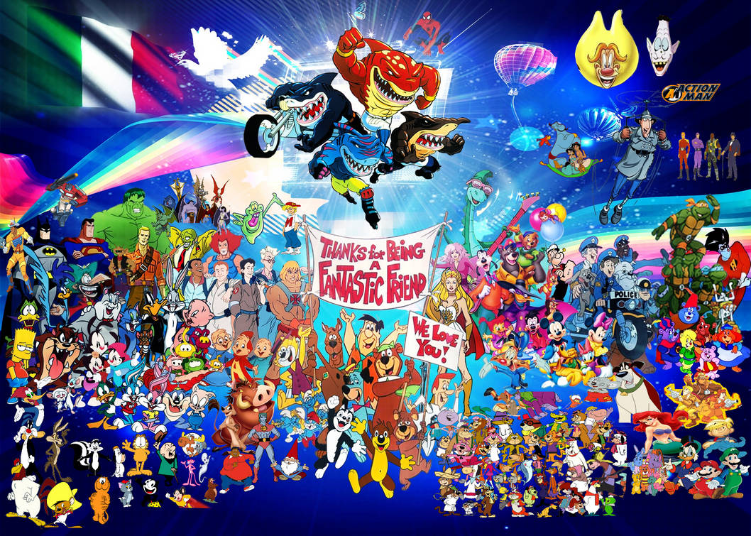 Breathtaking Famous Italian Cartoon Characters Landscape in HD Breathtaking Famous Italian Cartoon Characters Landscape in HD