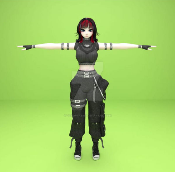 VRC Model by MairaGrays69 on DeviantArt