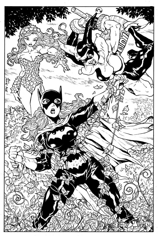 Batgirl vs PoisonIvy Harley