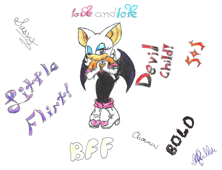 Rouge Shout Outs by soulsonic14 on DeviantArt