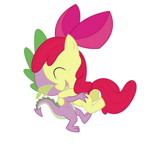 Spike and Applebloom