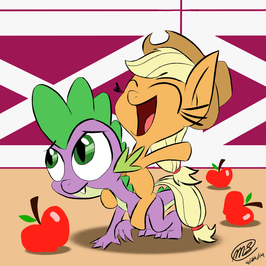 Applejack Rodeo Apple Ride by Loreto-Arts on DeviantArt