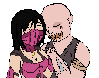 Baraka and Mileena by methcooker on DeviantArt