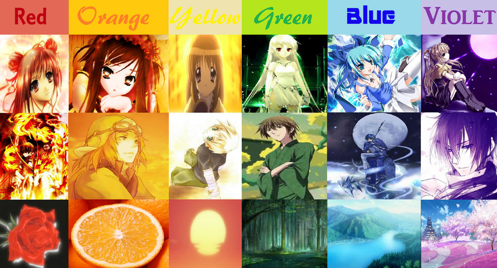 Anime Colors by AnimeAvarice on DeviantArt