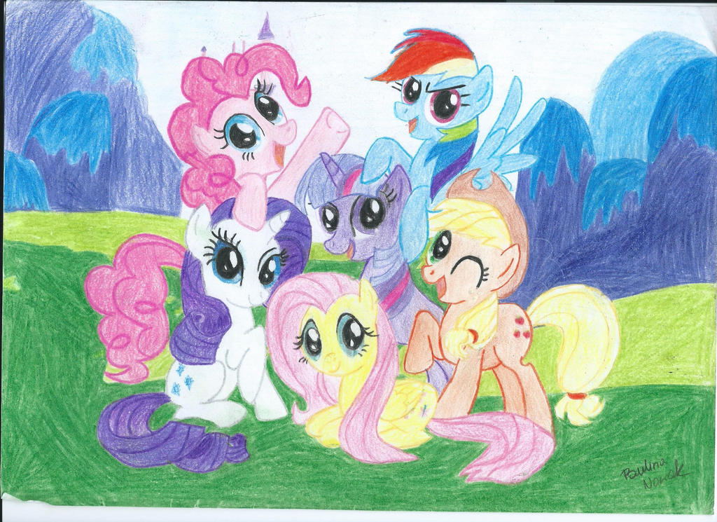 My first MLP drawing by starmoonlightfox on DeviantArt