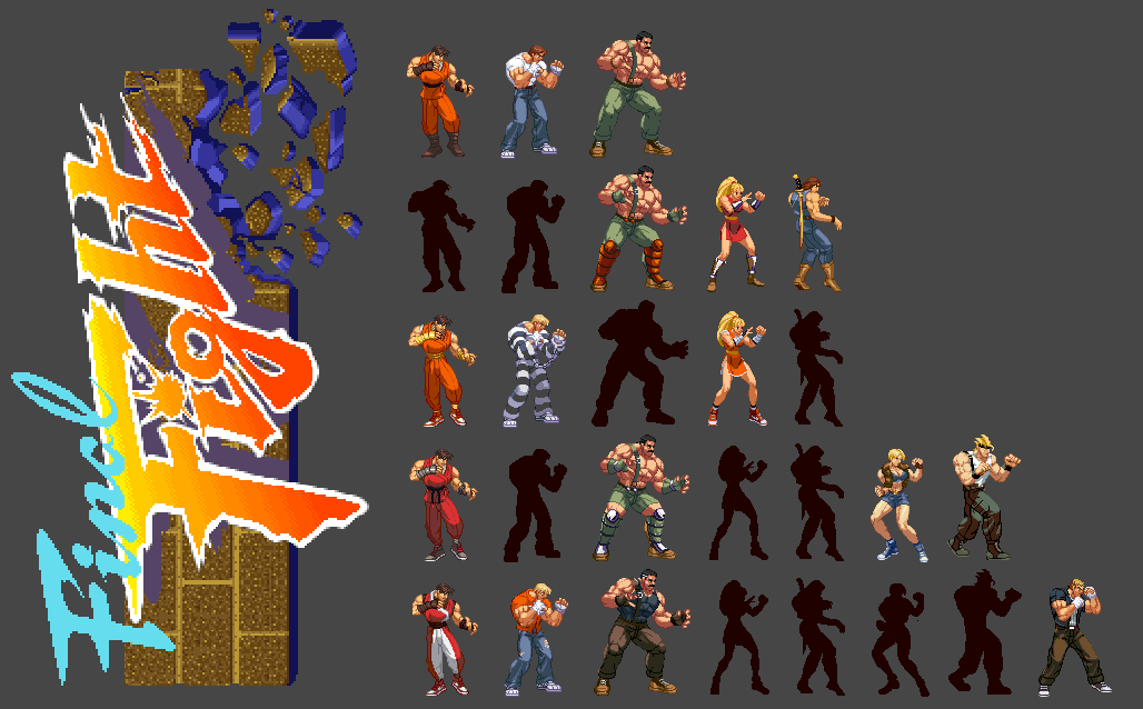 Street Fighter 1 Sprites by dollarcube on DeviantArt