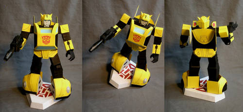Bumblebee cardmodel