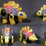 Superderformed Dinobot Snarl cardmodel