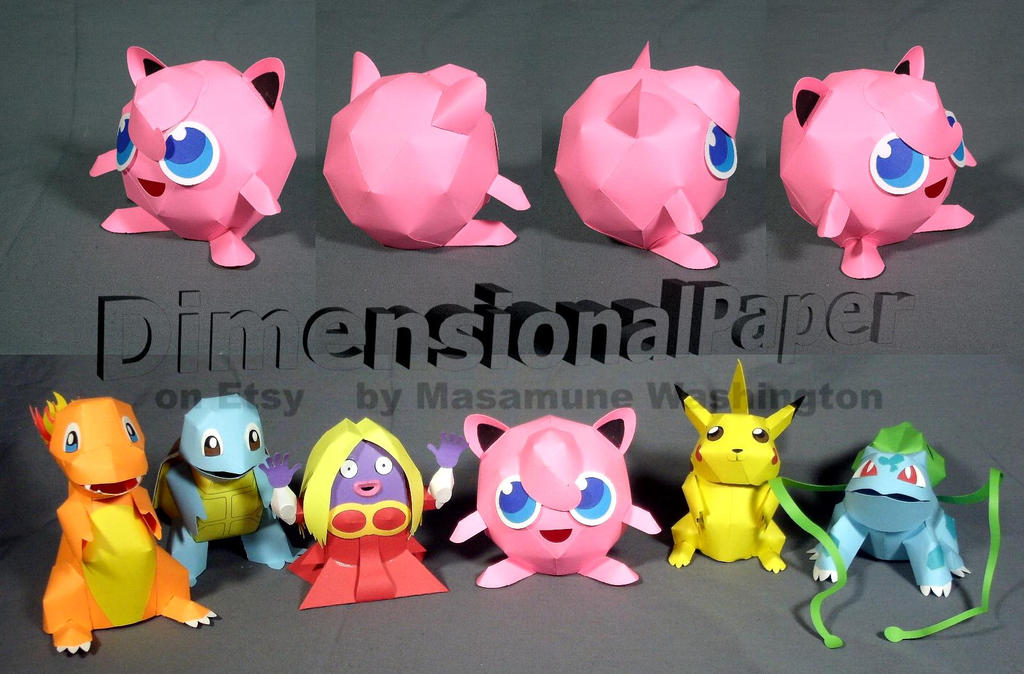 Pokemon Jigglypuff cardmodel