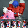 Arcee and Optimus sparkswap colorswap cardmodel