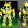 2018 movie chibi Bumblebee cardmodel