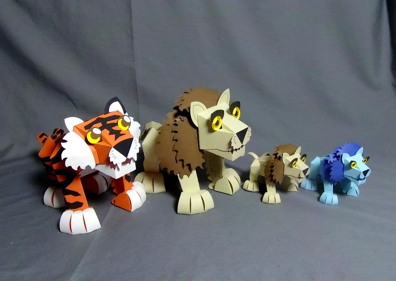 cardmodel wild cat variants