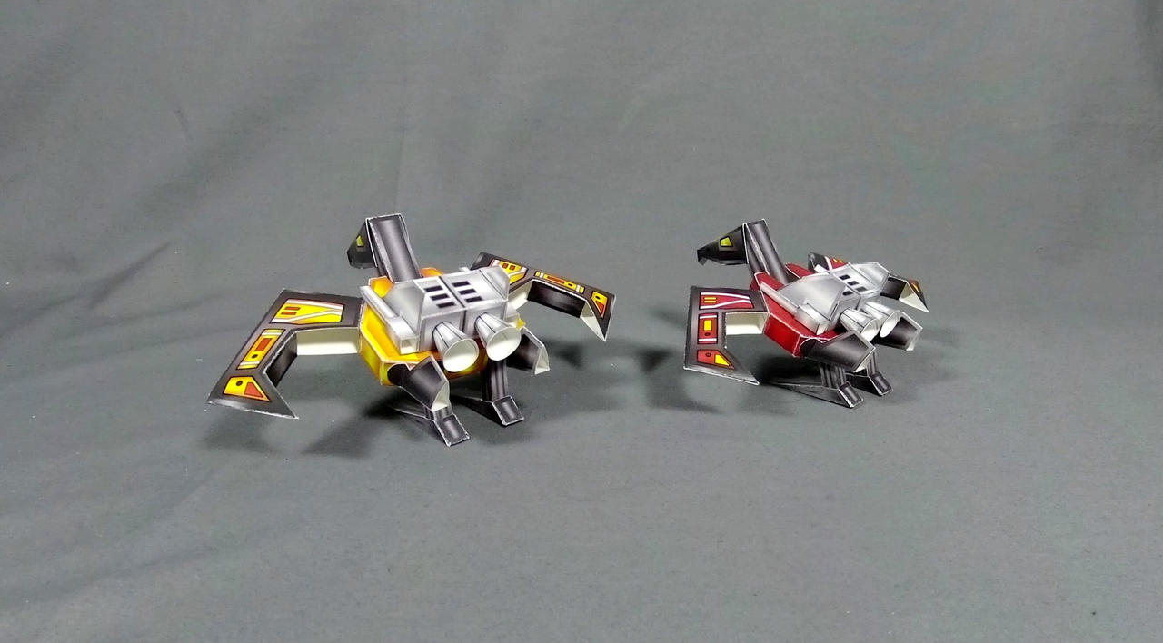 bird red and bird yellow